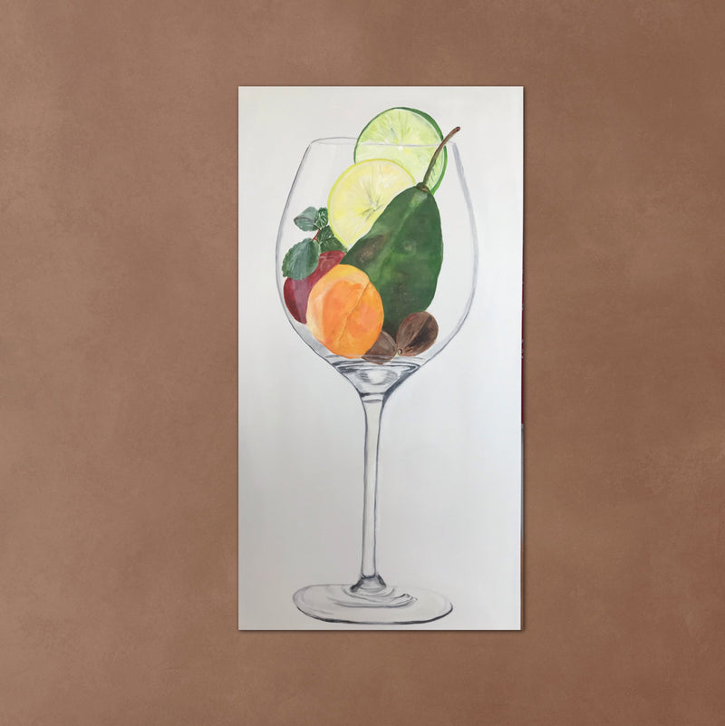 Fruits in a glass