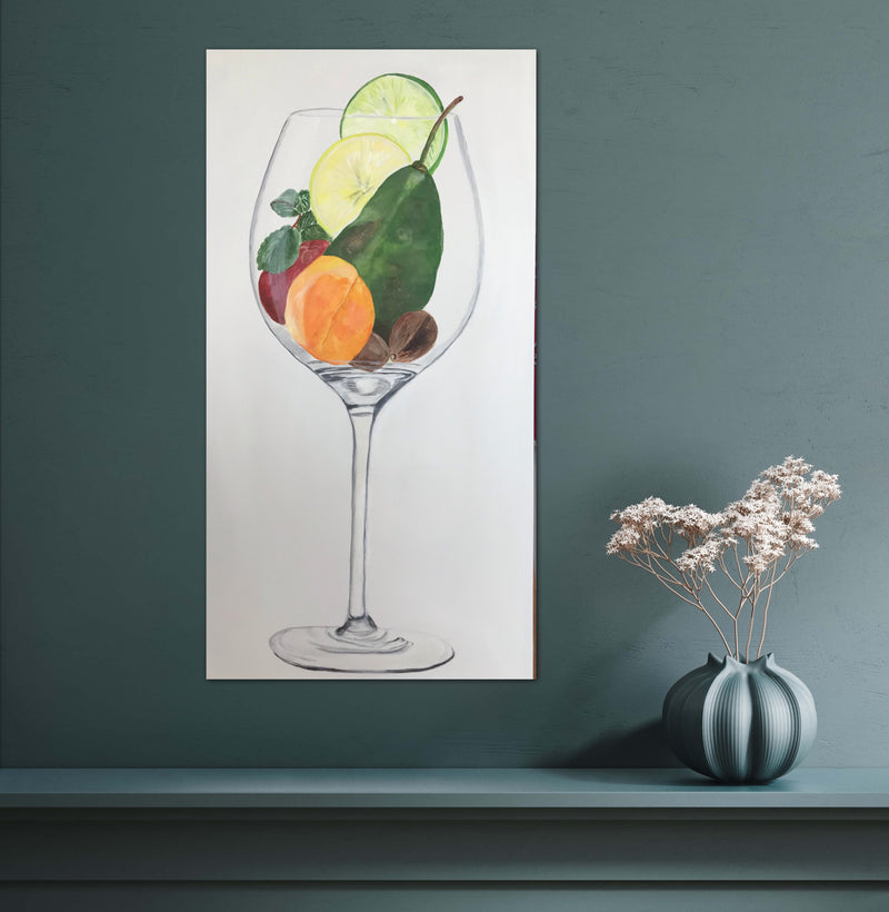 Fruits in a glass