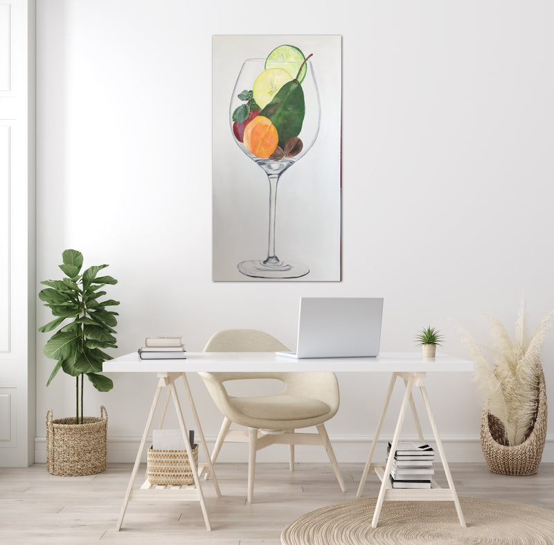 Fruits in a glass