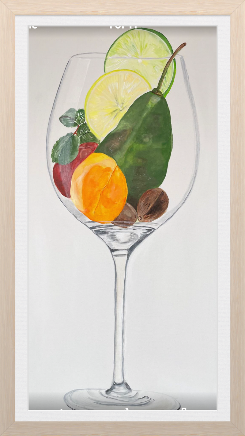 Fruits in a glass